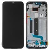 TOUCH DIGITIZER + DISPLAY LCD COMPLETE + FRAME FOR XIAOMI MI 10 LITE 5G (M2002J9G M2002J9S XIG01) COSMIC GRAY ORIGINAL (SERVICE PACK)