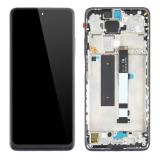 TOUCH DIGITIZER + DISPLAY LCD COMPLETE + FRAME FOR XIAOMI REDMI NOTE 9 PRO 5G / MI 10T LITE 5G (M2007J17G) PEARL GRAY ORIGINAL NEW