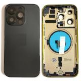 BACK HOUSING FOR APPLE IPHONE 14 PRO 6.1 SPACE BLACK