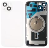 BACK HOUSING OF GLASS WITH HOLDER FOR APPLE IPHONE 14 6.1 STARLIGHT / SILVER