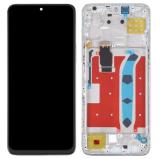 DISPLAY LCD + TOUCH DIGITIZER DISPLAY COMPLETE + FRAME FOR HONOR X8 (TFY-LX1 TFY-LX2 TFY-LX3) TITANIUM SILVER ORIGINAL