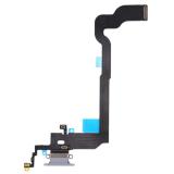 CHARGING PORT FLEX CABLE FOR APPLE IPHONE X 5.8 GREY / WHITE ORIGINAL NEW