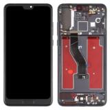 DISPLAY LCD + TOUCH DIGITIZER DISPLAY COMPLETE + FRAME FOR HUAWEI P20 PRO (CLT-L09 CLT-L29) NERO