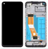 DISPLAY LCD + TOUCH DIGITIZER DISPLAY COMPLETE + FRAME FOR SAMSUNG GALAXY A11 A115F BLACK ORIGINALE