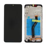 TOUCH DIGITIZER + DISPLAY LCD COMPLETE + FRAME FOR SAMSUNG GALAXY A20S A207F BLACK ORIGINAL