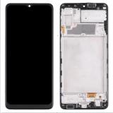TOUCH DIGITIZER + DISPLAY LCD COMPLETE WITH FRAME FOR SAMSUNG GALAXY A22 4G A225F BLACK ORIGINAL (SERVICE PACK)
