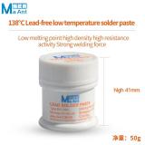 MAANT MY-38A MECHANIC SOLDER PASTE LEAD FREE 25-40um WEIGHT 50g LOW TEMP 138º