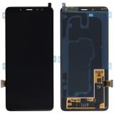 TOUCH DIGITIZER + DISPLAY LCD COMPLETE WITHOUT FRAME FOR SAMSUNG GALAXY A8 PLUS A8+ (2018) A730F BLACK  (SERVICE PACK)