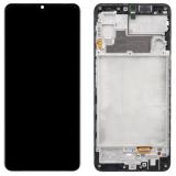 TOUCH DIGITIZER + DISPLAY LCD COMPLETE + FRAME FOR SAMSUNG GALAXY F22 E225F / M22 M225 DENIM BLACK ORIGINAL (SERVICE PACK)