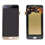 TOUCH DIGITIZER + DISPLAY LCD COMPLETE WITHOUT FRAME FOR SAMSUNG GALAXY J3 2016 J320F GOLD ORIGINAL (SERVICE PACK)