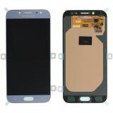 TOUCH DIGITIZER + DISPLAY LCD COMPLETE WITHOUT FRAME FOR SAMSUNG GALAXY J7(2017) J730F BLUE / SILVER ORIGINAL