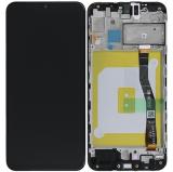 TOUCH DIGITIZER + DISPLAY LCD COMPLETE + FRAME FOR SAMSUNG GALAXY M20 (2019) M205F BLACK ORIGINAL
