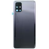 BACK HOUSING FOR SAMSUNG GALAXY M31s M317F MIRAGE BLACK