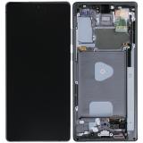 TOUCH DIGITIZER + DISPLAY LCD COMPLETE + FRAME FOR SAMSUNG GALAXY NOTE 20 5G N981B N980F MYSTIC GRAY ORIGINAL