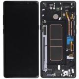 TOUCH DIGITIZER + DISPLAY LCD COMPLETE + FRAME FOR SAMSUNG GALAXY NOTE8 N950F BLACK ORIGINAL (SERVICE PACK)