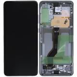 TOUCH DIGITIZER + DISPLAY LCD COMPLETE + FRAME FOR SAMSUNG GALAXY S20 PLUS S20+ G985F G986F COSMIC GREY ORIGINAL