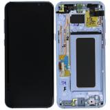TOUCH DIGITIZER + DISPLAY LCD COMPLETE + FRAME FOR SAMSUNG GALAXY S8 PLUS S8+ G955F BLUE ORIGINAL