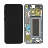 TOUCH DIGITIZER + DISPLAY LCD COMPLETE + FRAME FOR SAMSUNG GALAXY S9 G960F TITANIUM GRAY ORIGINAL (SERVICE PACK)