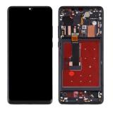 TOUCH DIGITIZER + DISPLAY LCD COMPLETE WITH FRAME FOR HUAWEI P30 PRO (VOG-L29 VOG-L09) BLACK ORIGINAL