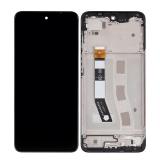 TOUCH DIGITIZER + DISPLAY LCD COMPLETE WITH FRAME FOR MOTOROLA MOTO G54 5G (XT2343-1 XT2343-2) BLACK ORIGINAL