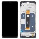 TOUCH DIGITIZER + DISPLAY LCD COMPLETE WITH FRAME FOR TCL 50 SE BLACK ORIGINAL