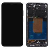 TOUCH DIGITIZER + DISPLAY AMOLED COMPLETE + FRAME FOR SAMSUNG GALAXY S24 FE S721B GRAPHITE / BLACK ORIGINAL (SERVICE PACK)