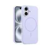 PHONE CASE LIQUID SILICONE + MAGNETIC FOR APPLE IPHONE 16 PLUS VIOLET