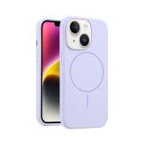PHONE CASE LIQUID SILICONE + MAGNETIC FOR APPLE IPHONE 14 PLUS VIOLET