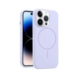 PHONE CASE LIQUID SILICONE + MAGNETIC FOR APPLE IPHONE 14 PRO MAX VIOLET