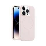 PHONE CASE LIQUID SILICONE + MAGNETIC FOR APPLE IPHONE 14 PRO MAX PINK