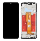 TOUCH DIGITIZER + DISPLAY LCD COMPLETE WITH FRAME FOR SAMSUNG GALAXY A07 A075B A075B/DS A075F A075F/DS A075M A075M/DS BLACK ORIGINAL