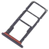 DUAL SIM CARD TRAY FOR SAMSUNG GALAXY A07 A075B GRAY / BLACK