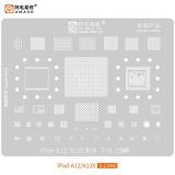 AMAOE IPAD-A12/A12X METAL TEMPLATE OF IC CHIP FOR IPAD A12 / A12X SERIE 0.12MM