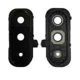 REAR CAMERA LENS AND BEZEL FOR SAMSUNG GALAXY A17 4G A175F BLACK