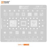 AMAOE METAL TEMPLATE OF IC CHIP FOR SAM-17 SAMSUNG GALAXY S22 5G S901B / S22+ 5G S906B / S22 ULTRA 5G S908B