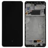 DISPLAY LCD + TOUCH DIGITIZER DISPLAY COMPLETE + FRAME FOR SAMSUNG GALAXY A32 4G A325F / A325M BLACK ORIGINAL (SERVICE PACK) (ASSEMBLED)