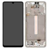 DISPLAY LCD + TOUCH DIGITIZER DISPLAY COMPLETE + FRAME FOR SAMSUNG GALAXY A33 5G A336B WHITE ORIGINAL (SERVICE PACK)