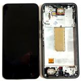TOUCH DIGITIZER + DISPLAY LCD COMPLETE + FRAME FOR SAMSUNG GALAXY A34 5G A346B BLACK ORIGINAL (SERVICE PACK)