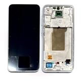 TOUCH DIGITIZER + DISPLAY AMOLED COMPLETE WITH FRAME FOR SAMSUNG GALAXY A35 5G A356B ICEBLUE ORIGINAL (SERVICE PACK) (ASSEMBLED)