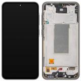 TOUCH DIGITIZER + DISPLAY OLED COMPLETE + FRAME FOR SAMSUNG GALAXY A36 5G A366B BLACK OEM