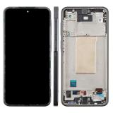 TOUCH DIGITIZER + DISPLAY OLED COMPLETE + FRAME FOR SAMSUNG GALAXY A37 5G A376B CHARKOAL BLACK OEM