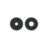 SET OF 2 PCS GLASS LENS REPLACEMENT OF CAMERA FOR OPPO A5 PRO 5G (CPH2695)