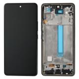 TOUCH DIGITIZER + DISPLAY LCD COMPLETE + FRAME FOR SAMSUNG GALAXY A53 5G A536B BLACK ORIGINAL (SERVICE PACK) (ASSEMBLED)