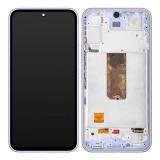 TOUCH DIGITIZER + DISPLAY LCD COMPLETE + FRAME FOR SAMSUNG GALAXY A54 5G A546B VIOLET ORIGINAL (SERVICE PACK) (ASSEMBLED)