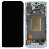 TOUCH DIGITIZER + DISPLAY AMOLED COMPLETE WITH FRAME FOR SAMSUNG GALAXY A55 5G A556B ICEBLUE ORIGINAL (SERVICE PACK) (ASSEMBLED)