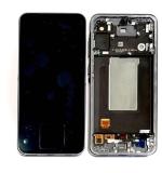TOUCH DIGITIZER + DISPLAY AMOLED COMPLETE WITH FRAME FOR SAMSUNG GALAXY A56 5G A566B GRAPHITE ORIGINAL (SERVICE PACK) (ASSEMBLED)
