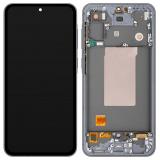 TOUCH DIGITIZER + DISPLAY OLED COMPLETE + FRAME FOR SAMSUNG GALAXY A56 5G A566B BLACK OEM