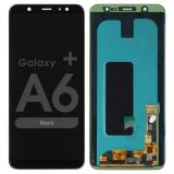 TOUCH DIGITIZER + DISPLAY LCD COMPLETE WITHOUT FRAME FOR SAMSUNG GALAXY A6 PLUS A6+ (2018) A605F BLACK (SERVICE PACK)