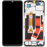 TOUCH DIGITIZER + DISPLAY LCD COMPLETE WITH FRAME FOR OPPO A77 5G (CPH2339) BLACK ORIGINAL