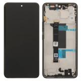 TOUCH DIGITIZER + DISPLAY AMOLED COMPLETE + FRAME FOR XIAOMI REDMI NOTE 15 PRO 4G (25100RA69G) BLACK ORIGINAL (SERVICE PACK)